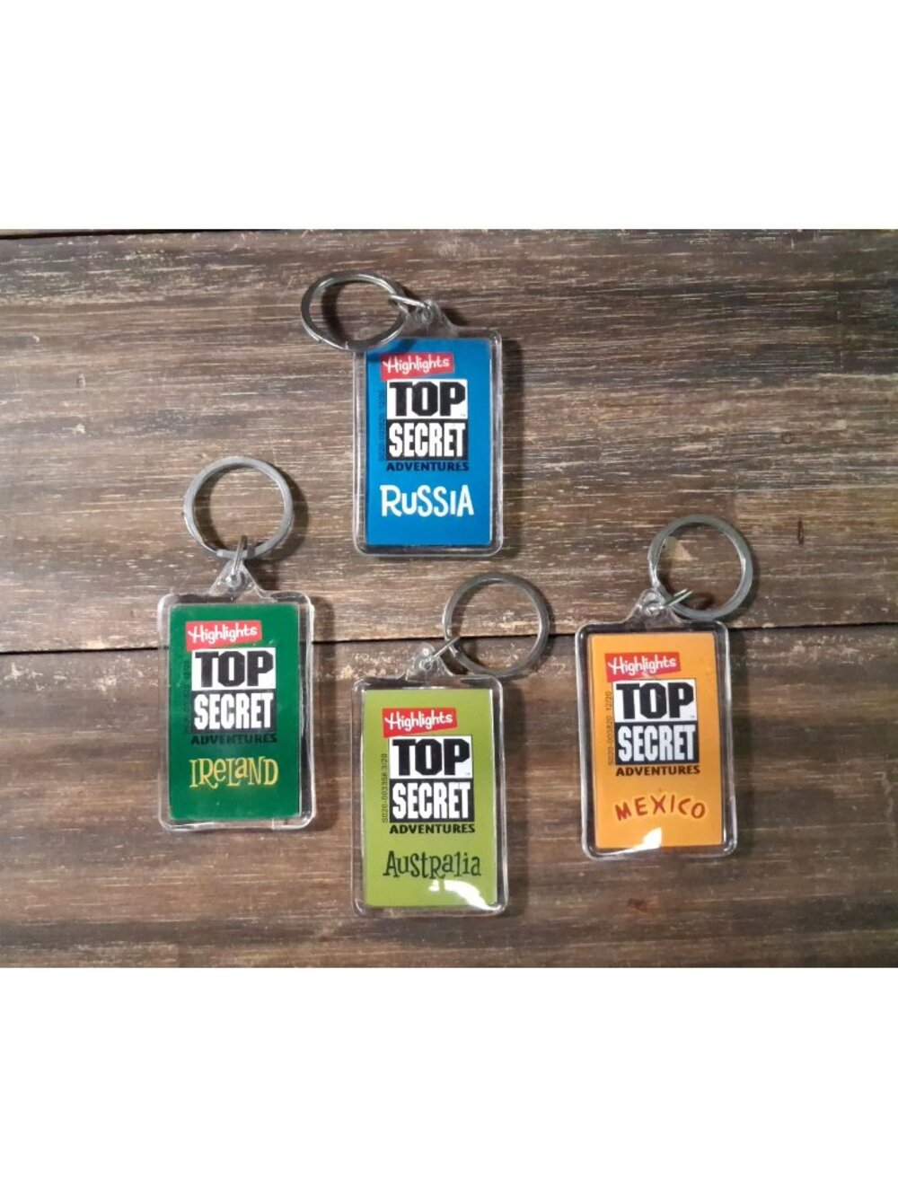Highlights Magazine Keychain Lot Top Secret Adventure Australia Ireland Other